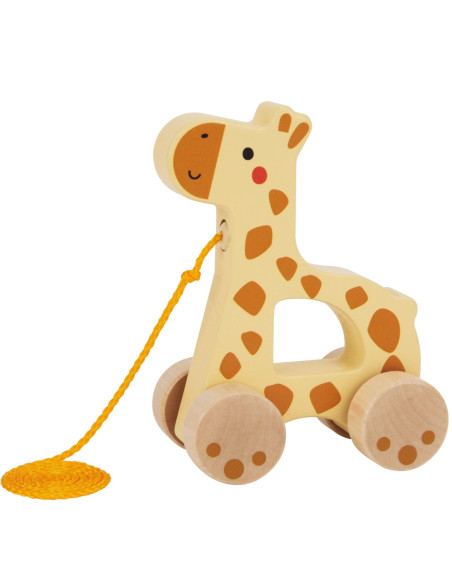 TOOKY TOY Żyrafka do Ciągnięcia Drewniany