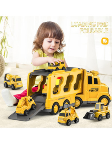 WOOPIE Laweta Drogowa zestaw 5 Aut - Pomoc Drogowa