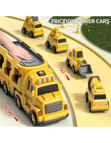 WOOPIE Laweta Drogowa zestaw 5 Aut - Pomoc Drogowa