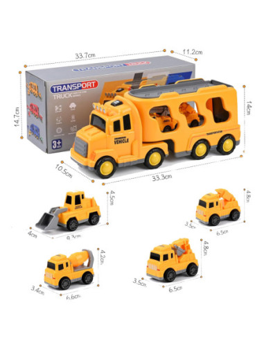 WOOPIE Laweta Drogowa zestaw 5 Aut - Pomoc Drogowa