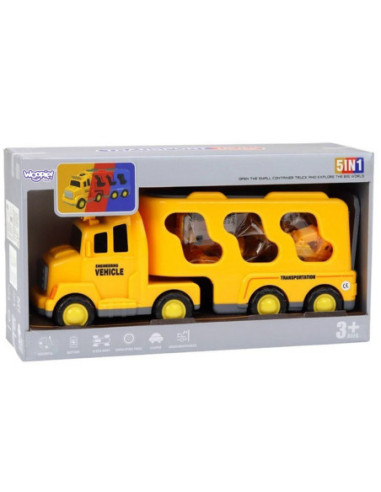 WOOPIE Laweta Drogowa zestaw 5 Aut - Pomoc Drogowa