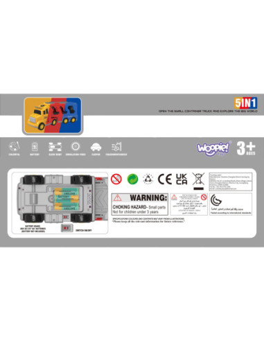 WOOPIE Laweta Drogowa zestaw 5 Aut - Pomoc Drogowa