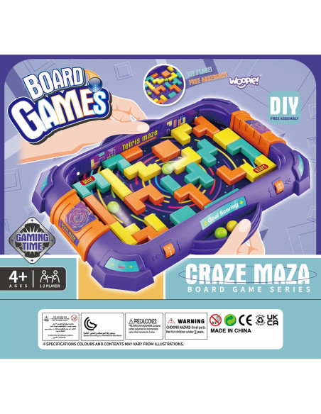 WOOPIE Gra Zręcznościowa Flipper "CRAZE MAZE"