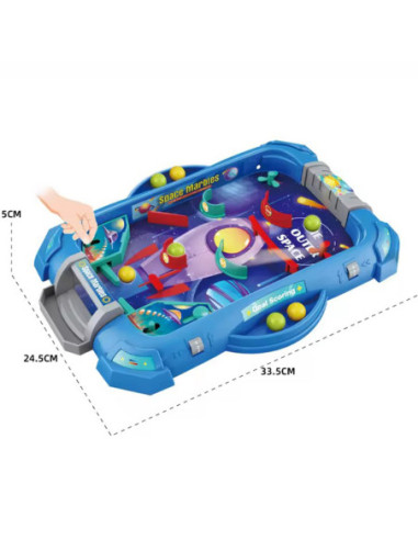 WOOPIE Gra Zręcznościowa Flipper " Kosmiczna Rozgrywka" 2w1