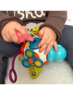 WOOPIE BABY Kostka Sześciościan Montessori Sensoryczna 8w1 2