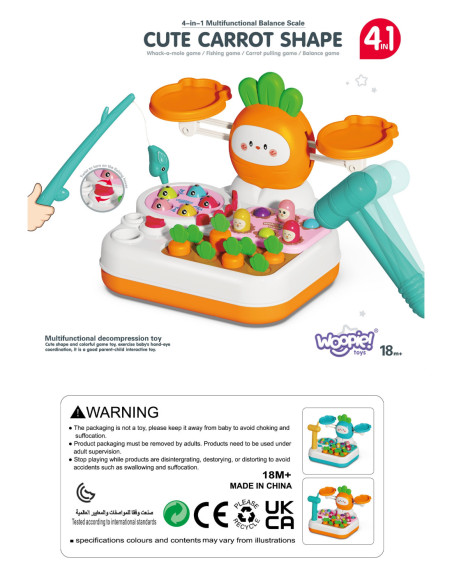  Złów Rybę 4w1 Pomarańczowy