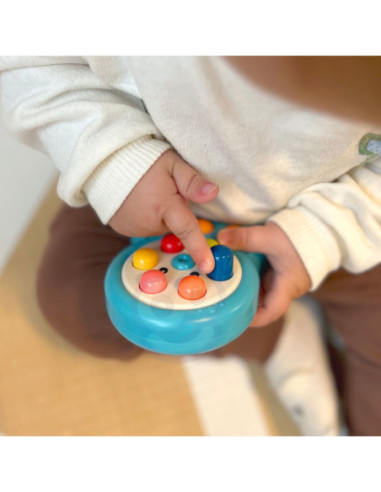 WOOPIE Gra Zręcznościowa Wbijanka Kreta Sznurek Ośmiornica Zielony 2w1