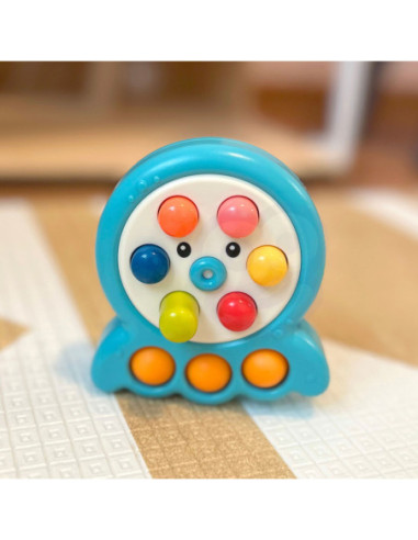 WOOPIE Gra Zręcznościowa Wbijanka Kreta Sznurek Ośmiornica Zielony 2w1