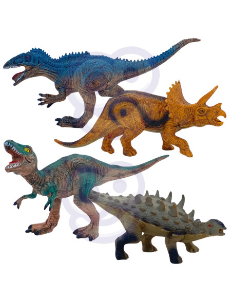 WOOPIE Zestaw XL Figurki Dinozaury + Kuferek + Mata