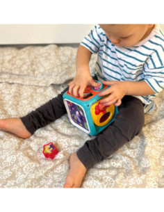 WOOPIE Kostka Sensoryczna Edukacyjna Montessori Sorter 6w1 2