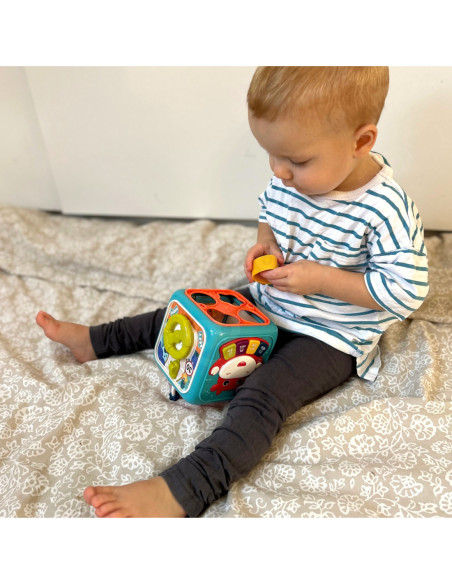 WOOPIE Kostka Sensoryczna Edukacyjna Montessori Sorter 6w1