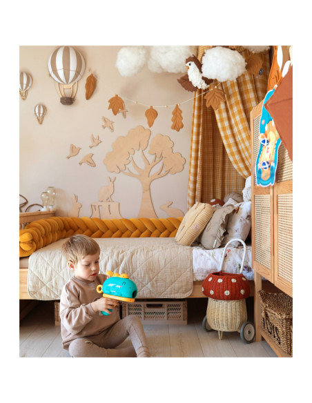 WOOPIE Gra w Rzutki Pistolet Dinozaur na Kulki Rzepy Tarcza Punkty Strzelanie