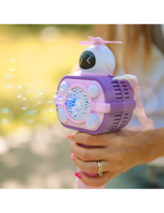 WOOPIE Maszyna Astronauta do Robienia Baniek Mydlanych Różowy 2