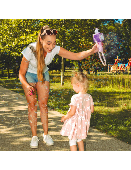 WOOPIE Maszyna Astronauta do Robienia Baniek Mydlanych Różowy