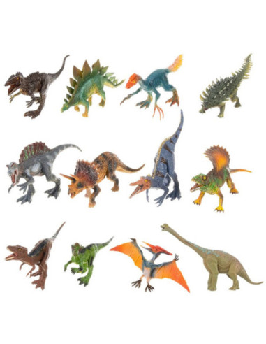 WOOPIE Duży Zestaw Figurki Dinozaury XXL + Mata "Prehistoryczny Świat"