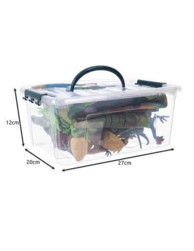 WOOPIE Duży Zestaw Figurki Dinozaury XXL + Mata "Prehistoryczny Świat"