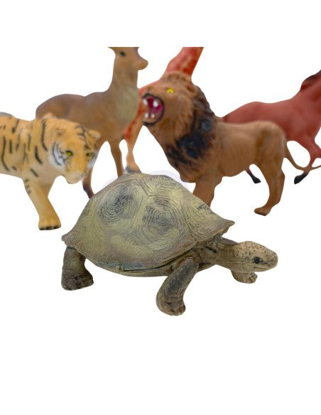 WOOPIE Zestaw Figurki Safari + Mata 13 el.