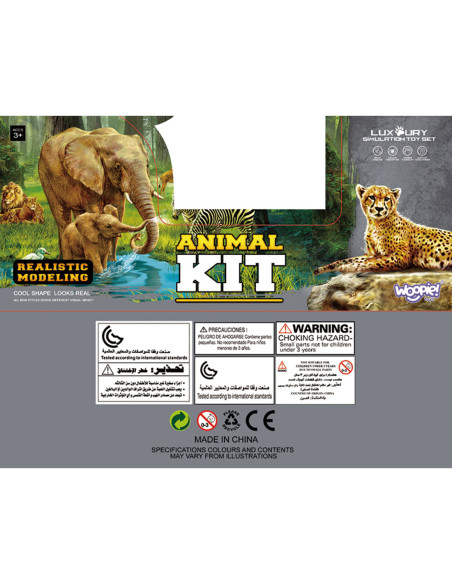 WOOPIE Zestaw Figurki Safari + Mata 13 el.