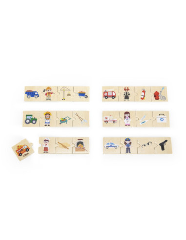 Viga Zestaw Drewniana Układanka Puzzle Dopasuj Zawody z Narzędziami