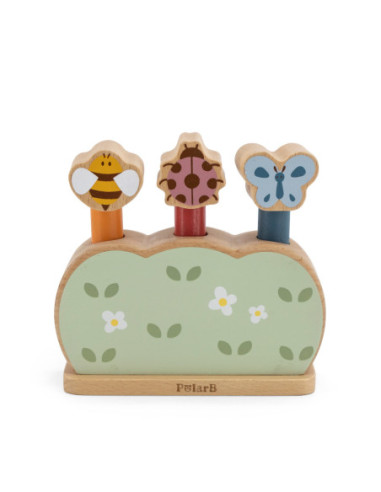 VIGA PolarB Drewniane Skaczące Zwierzątka Wyskokowy Ogród