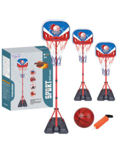 WOOPIE Freestanding Basketball Set Adjustable Height 90-170cm + Ball