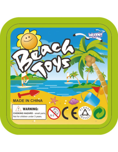 WOOPIE Zestaw do Piaskownicy Lody Foremki Wiaderko z Lodami do piasku