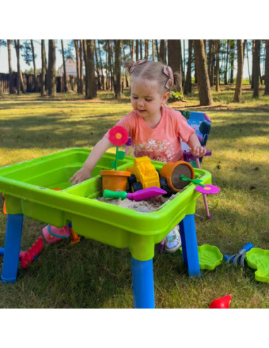 WOOPIE Stolik Wodny 2w1 Piaskownica 13 Akc.