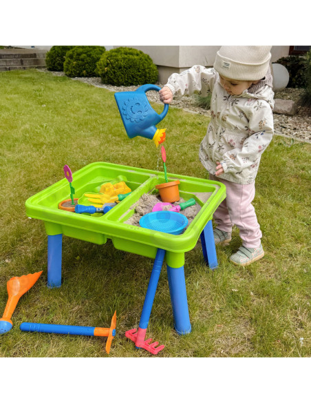 WOOPIE Stolik Wodny 2w1 Piaskownica 13 Akc.