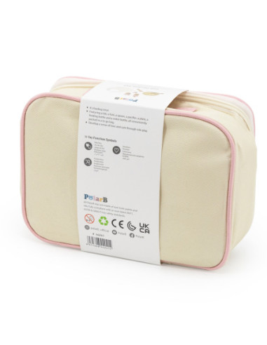 Viga PolarB Drewniany Zestaw do Karmienia Lalki Torba - z Butelką i Śliniaczkiem