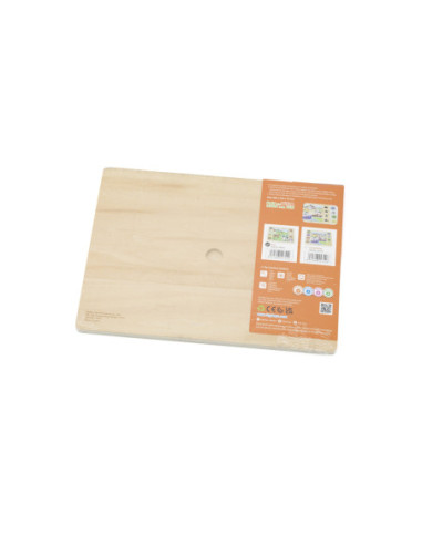 Viga Drewniane Puzzle Odgadnij Po Cieniu - Farma Układanka 17 el.