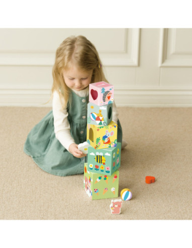 CLASSIC WORLD Układanka Kostki Sorter Kolorowe Kształty