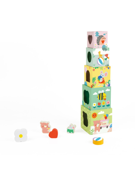 CLASSIC WORLD Układanka Kostki Sorter Kolorowe Kształty