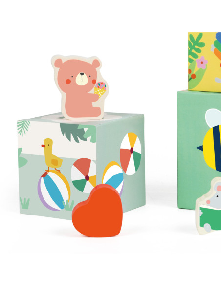 CLASSIC WORLD Układanka Kostki Sorter Kolorowe Kształty