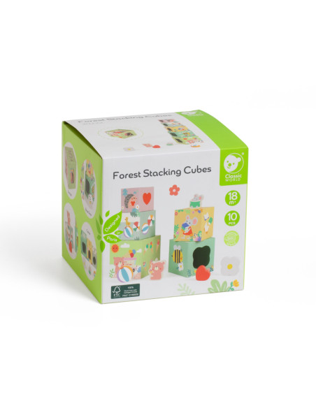 CLASSIC WORLD Układanka Kostki Sorter Kolorowe Kształty