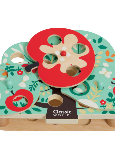 CLASSIC WORLD Magnetyczna Gra Zręcznościowa Złap Robaczka 16 el.