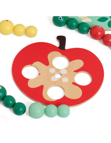 CLASSIC WORLD Magnetyczna Gra Zręcznościowa Złap Robaczka 16 el.