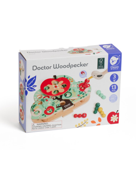 CLASSIC WORLD Magnetyczna Gra Zręcznościowa Złap Robaczka 16 el.