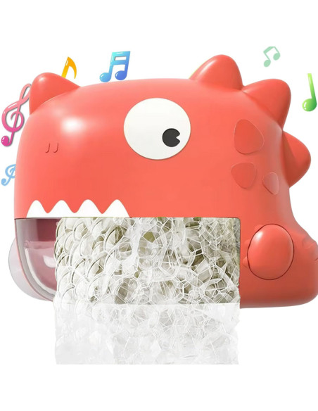 WOOPIE Zabawka do Kąpieli Dinozaur do Robienia Piany Pomarańczowy