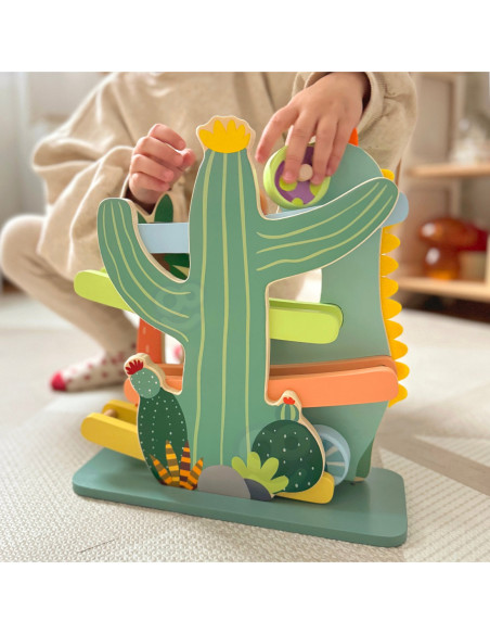 CLASSIC WORLD Kolorowa Zjeżdżalnia Tor Dinozaur 5 el.