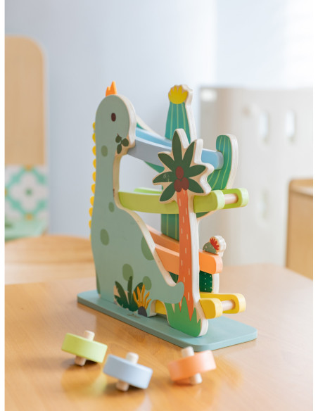 CLASSIC WORLD Kolorowa Zjeżdżalnia Tor Dinozaur 5 el.