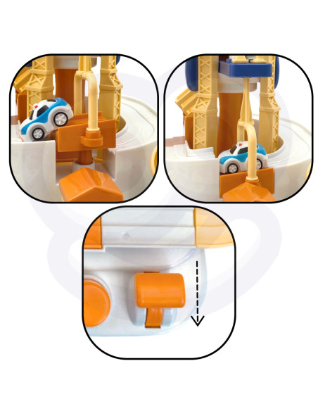 WOOPIE  Interaktywny Tor Samochodowy "Kosmiczna Przygoda Pandy"