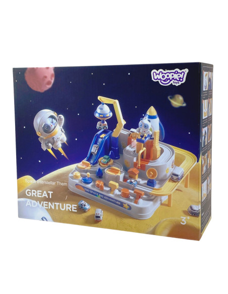 WOOPIE  Interaktywny Tor Samochodowy "Kosmiczna Przygoda Pandy"