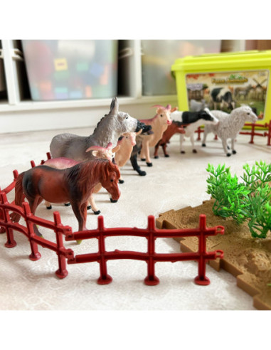 WOOPIE Zestaw Figurki Farma + Kuferek 57 el.