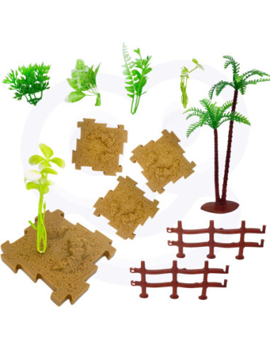 WOOPIE Zestaw Figurki Farma + Kuferek 57 el.