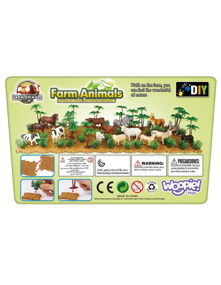 WOOPIE Zestaw Figurki Farma + Kuferek 57 el.
