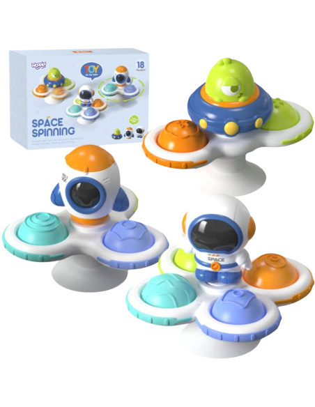 WOOPIE BABY Kosmiczny Spinner Pop-it  Zabawka Sensoryczna  Wymienne 3 szt.