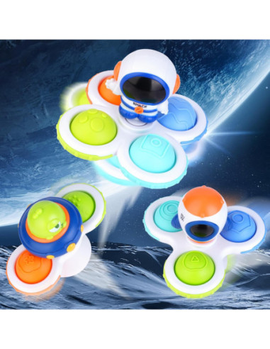 WOOPIE BABY Kosmiczny Spinner Pop-it  Zabawka Sensoryczna  Wymienne 3 szt.
