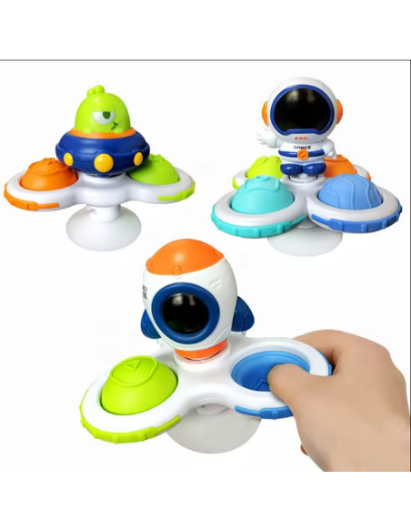 WOOPIE BABY Kosmiczny Spinner Pop-it  Zabawka Sensoryczna  Wymienne 3 szt.