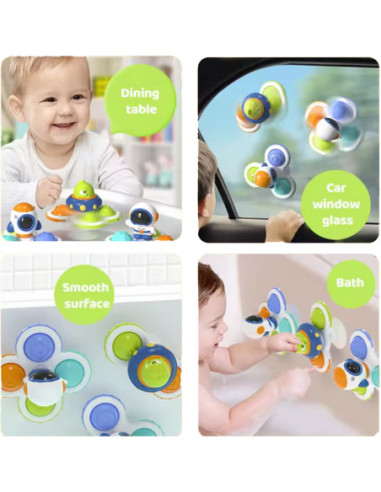 WOOPIE BABY Kosmiczny Spinner Pop-it  Zabawka Sensoryczna  Wymienne 3 szt.