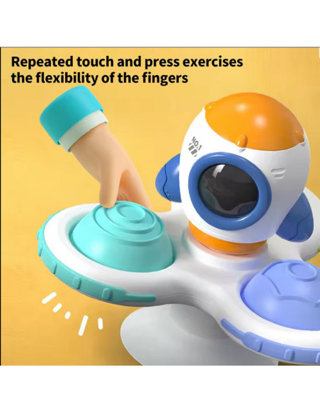 WOOPIE BABY Kosmiczny Spinner Pop-it  Zabawka Sensoryczna  Wymienne 3 szt.